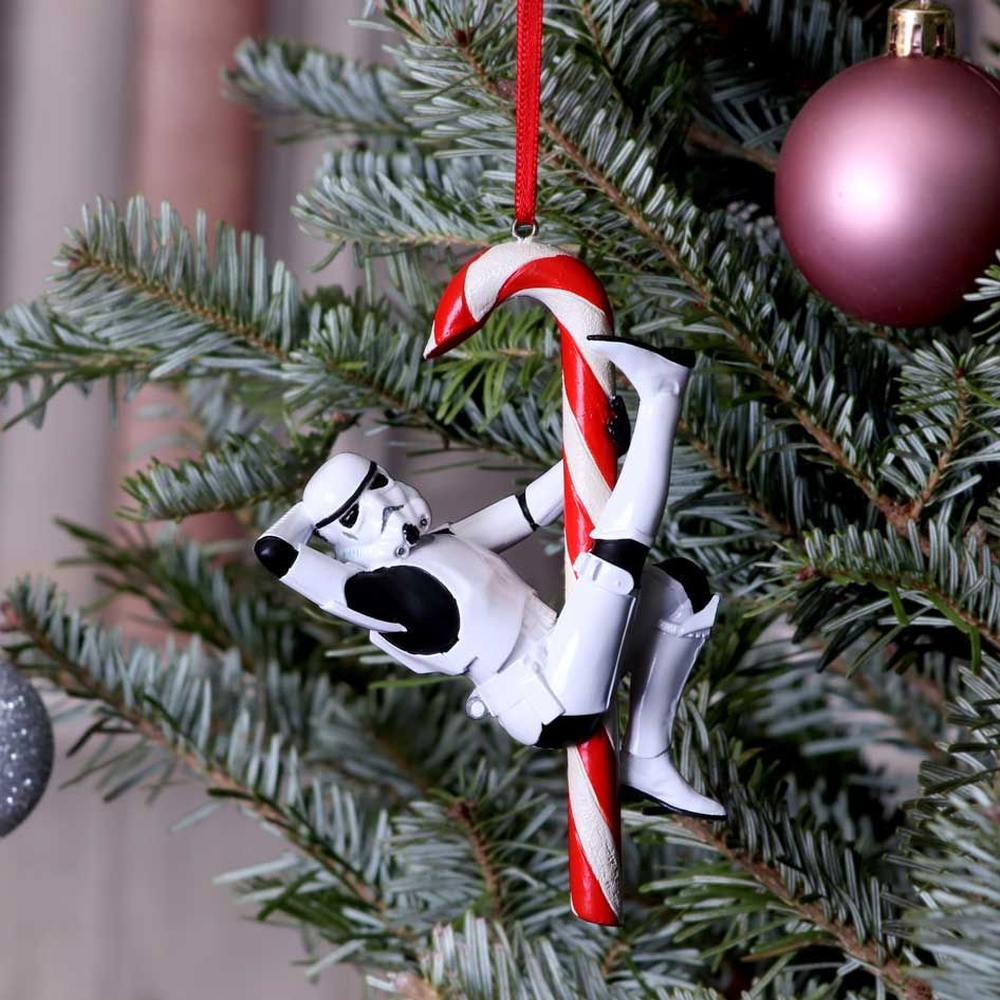 Nemesis Now Star Wars - Stormtrooper Candy Cane Christmas bauble - Multicolours